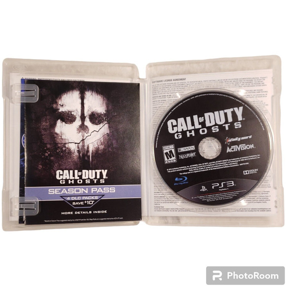 Call Of Duty Ghosts PS3 PlayStation 3 Complete CIB Tested Works COD Game - Picture 4 of 4